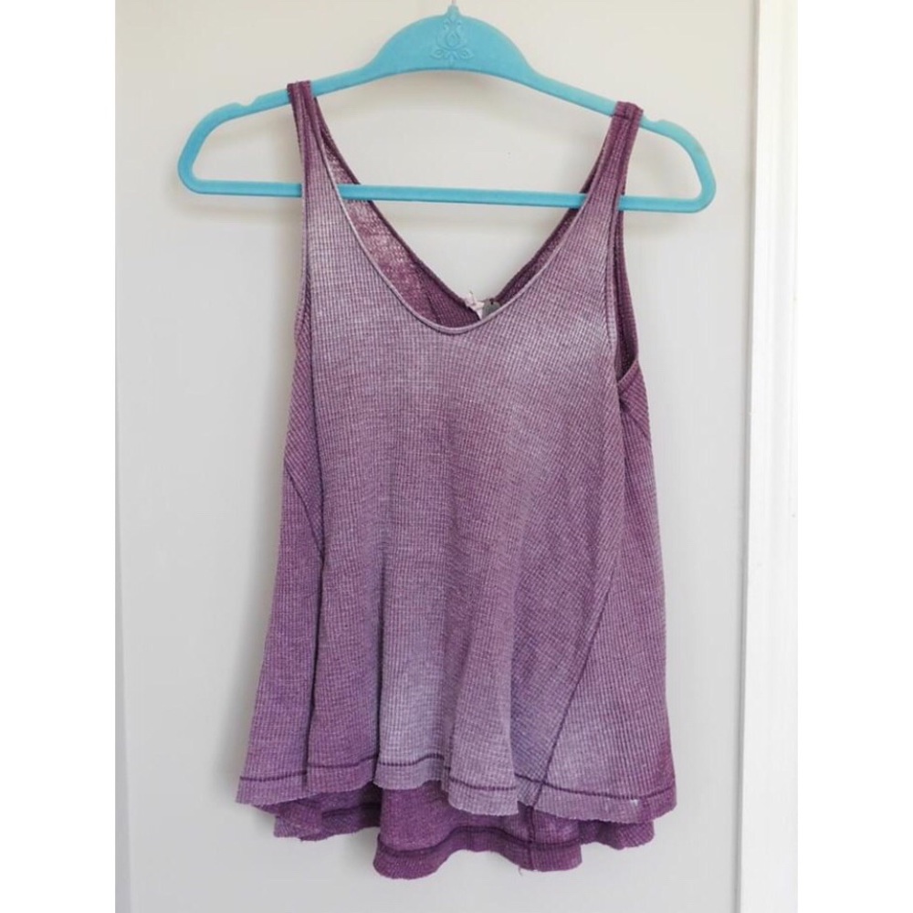 Free People textured tank top